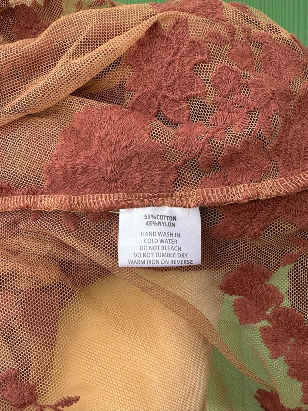 Arnhem Sheer Dusty Rose Lace Maxi Duster Cover-Up - Picture 14 of 15